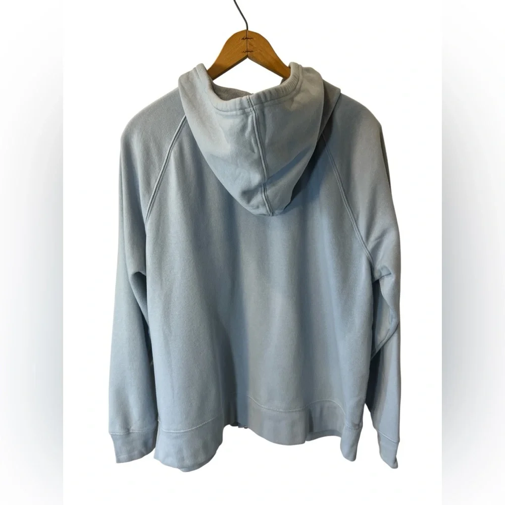 GAP Women's Light Blue Zip-Up Hoodie -Y2K Aesthetic - Picture 4 of 6